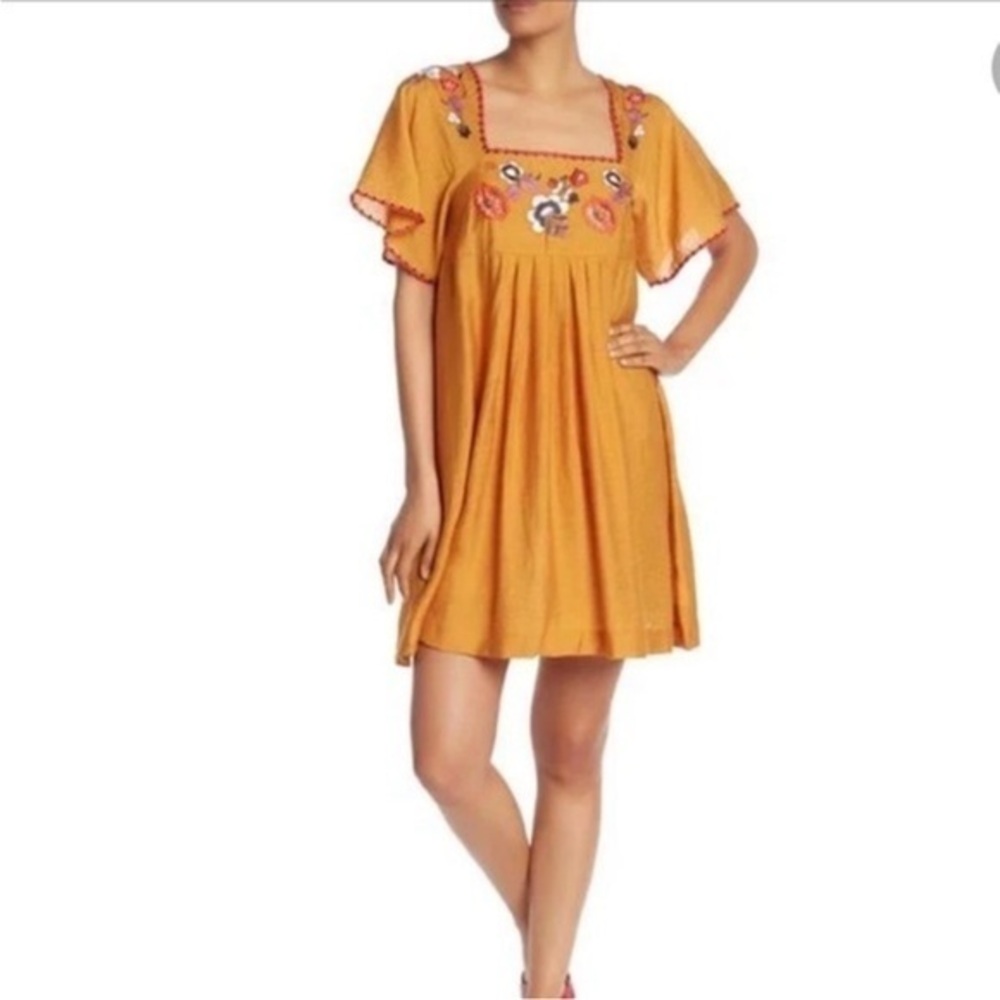 Madewell Embroidered Mini Dress XS